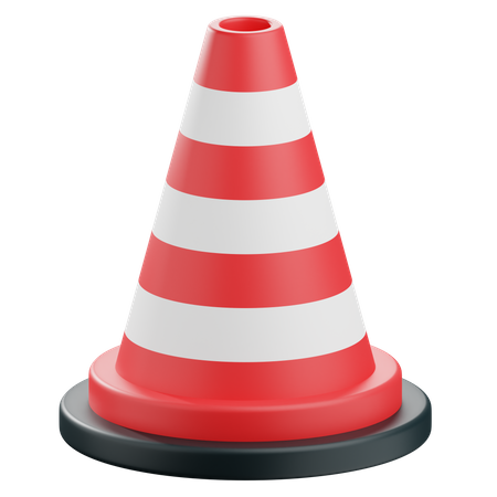 Cono de trafico  3D Icon