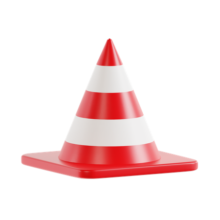 Cono de trafico  3D Icon