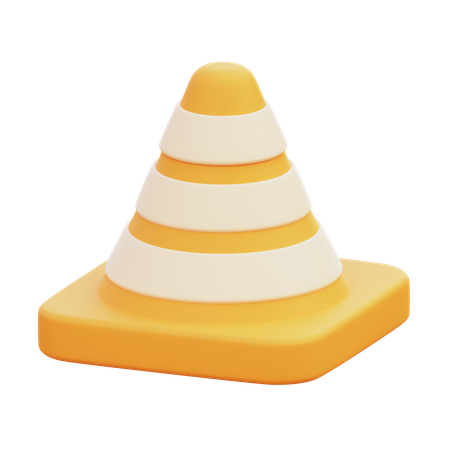 Cono de trafico  3D Icon