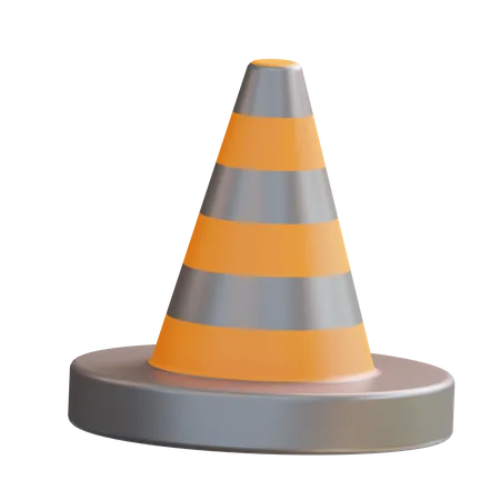 Cono de trafico  3D Icon