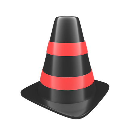 Cono de trafico  3D Icon