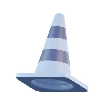 Cono de trafico  3D Icon