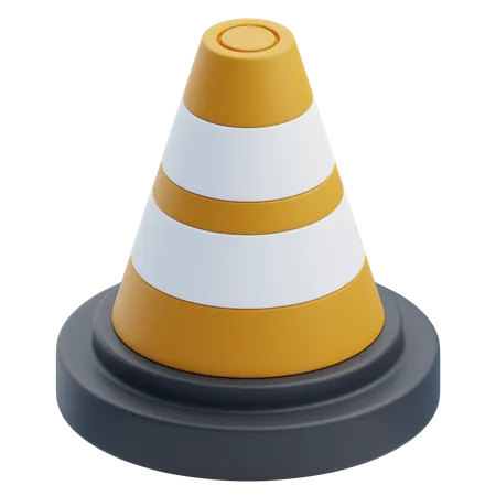 Cono de trafico  3D Icon