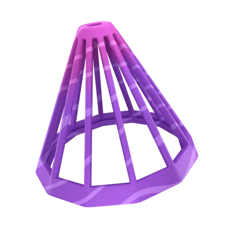 Cono de alambre  3D Icon