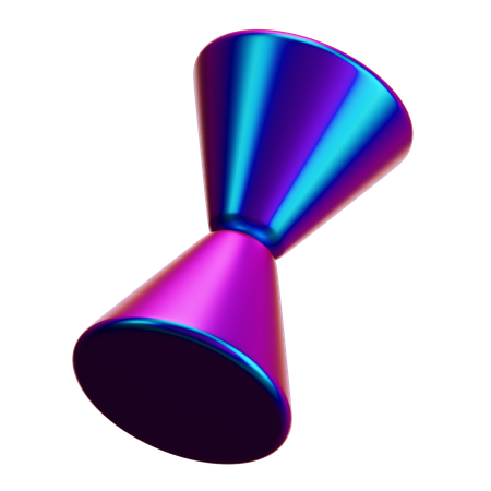 Forma abstracta de cono  3D Icon