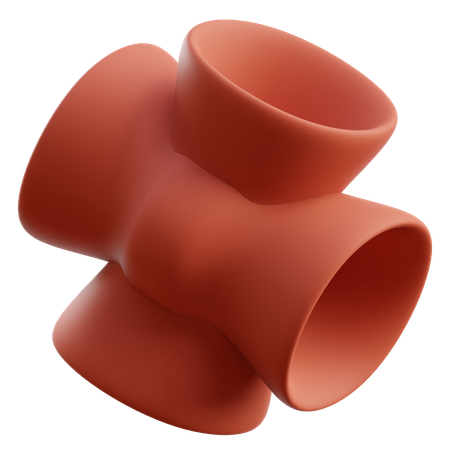 Forma abstracta de cono  3D Icon