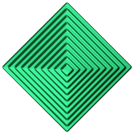 Forma abstracta de cono  3D Icon
