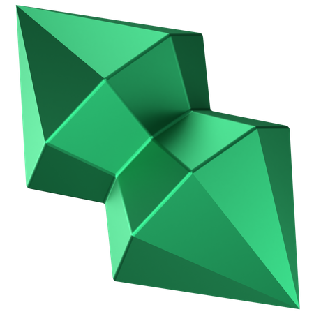 Forma abstracta de cono  3D Icon