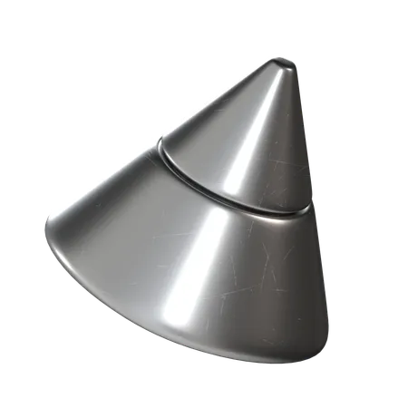 Cono de metal  3D Icon