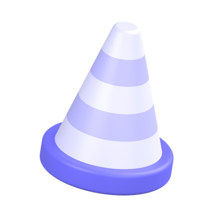 Cono di traffico  3D Icon