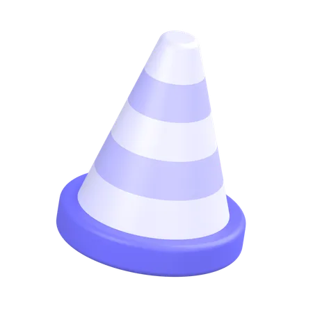 Cono di traffico  3D Icon