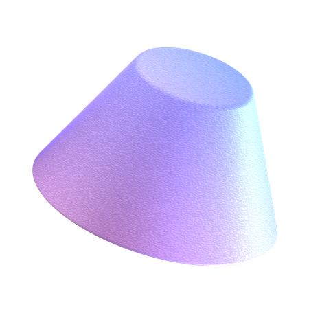 Cono truncado  3D Icon