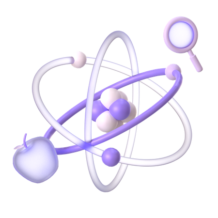 Conocimientos de física  3D Icon