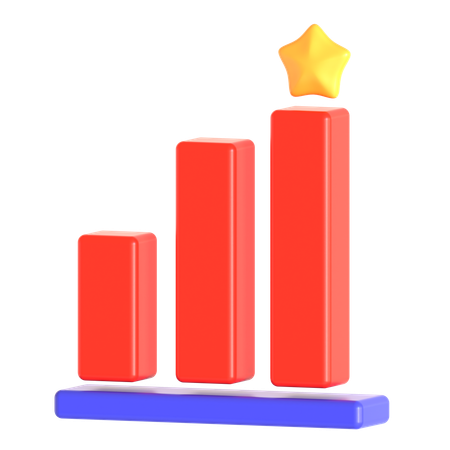 Realização crescer  3D Icon