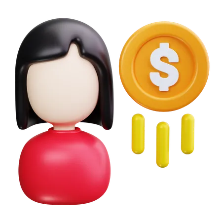 Conseiller financier  3D Icon