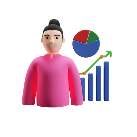 Conseiller financier  3D Icon