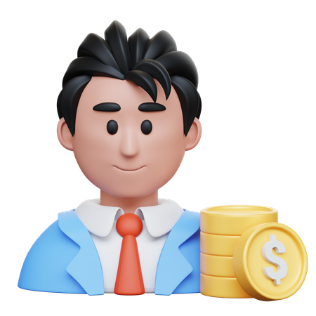 Conseiller masculin  3D Icon