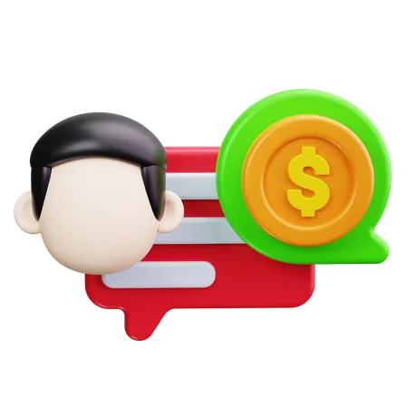 Conseil financier  3D Icon