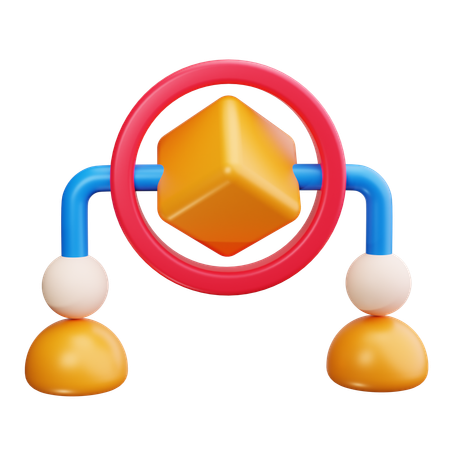 Consensus Mechanism  3D Icon