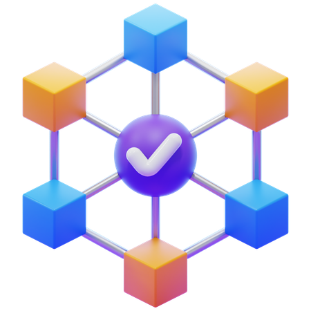 Consensus Mechanism  3D Icon