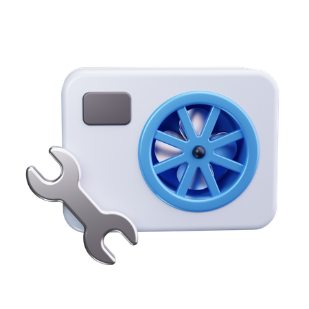 Conserto de ar condicionado  3D Icon