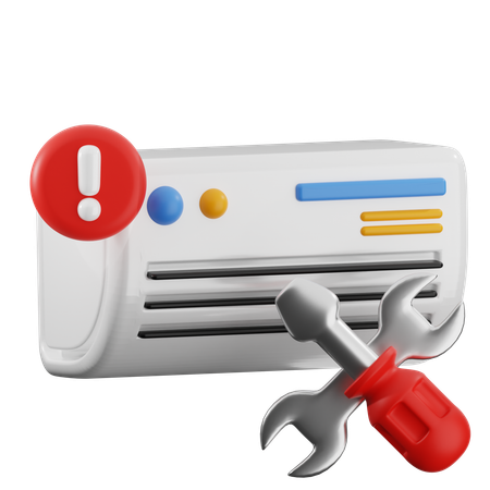 Conserto de ar condicionado  3D Icon