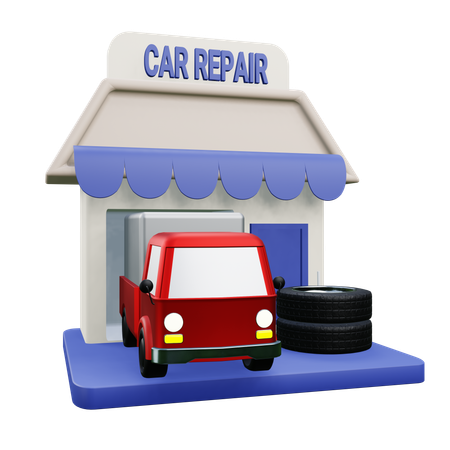 Reparo de carro  3D Icon