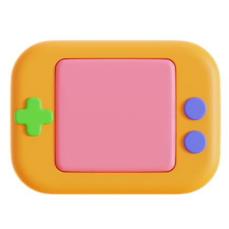 Consola de juegos portátil  3D Icon