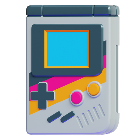 Consola de juegos retro  3D Icon