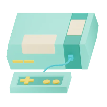 Consola retro  3D Icon