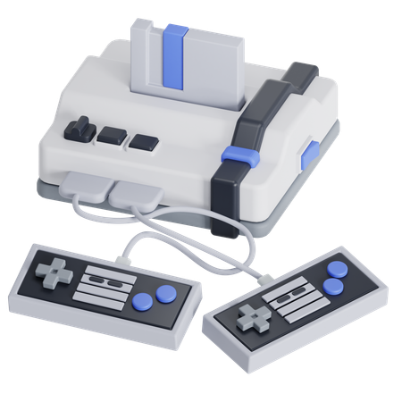 Console and controller  3D Icon