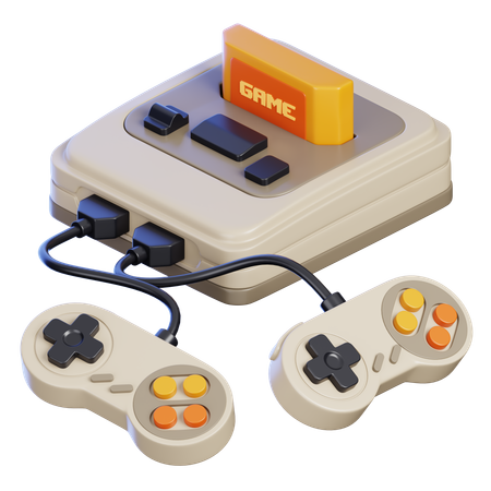 Console de jeu rétro  3D Icon