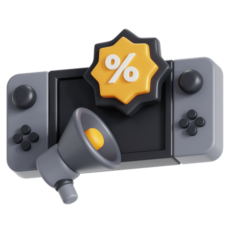 Console Discount  3D Icon