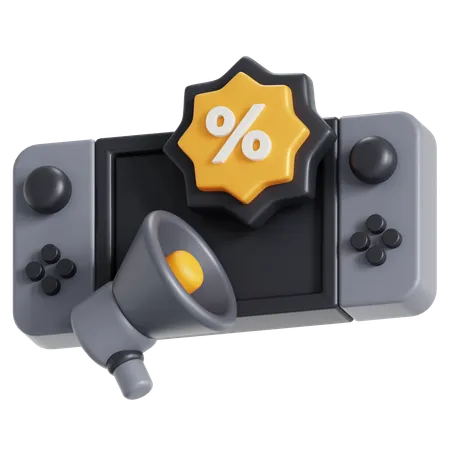 Console Discount  3D Icon