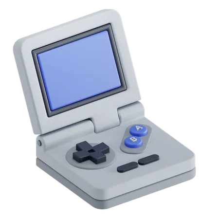 Console flip retrô  3D Icon