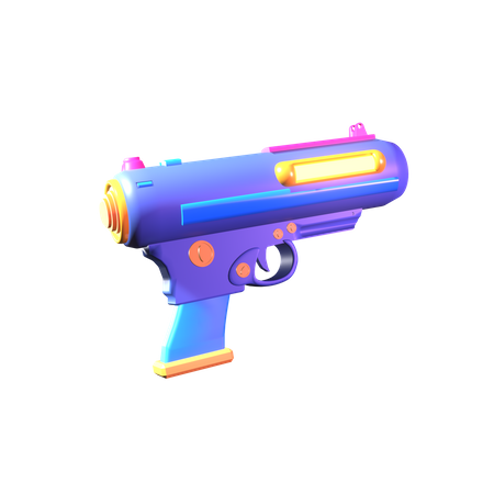 Console Shooting Gun  3D Icon