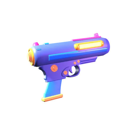 Console Shooting Gun  3D Icon
