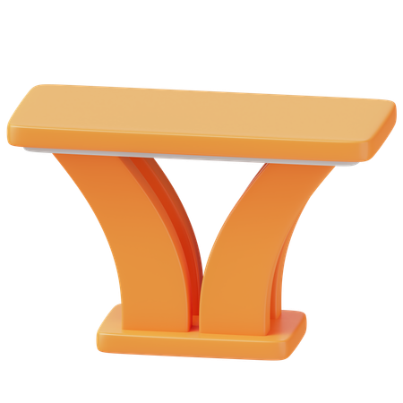 Console Table  3D Icon