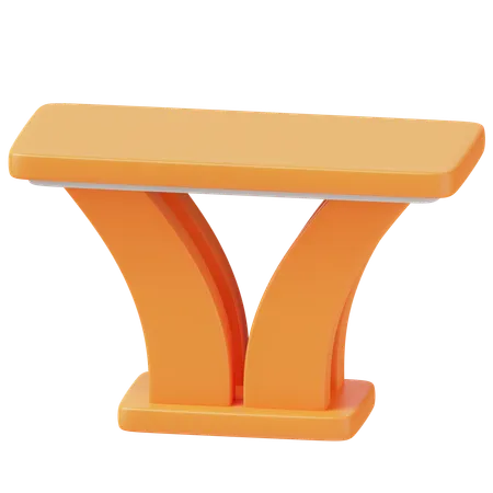 Console Table  3D Icon