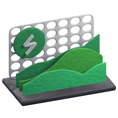 Consommation d'énergie  3D Illustration