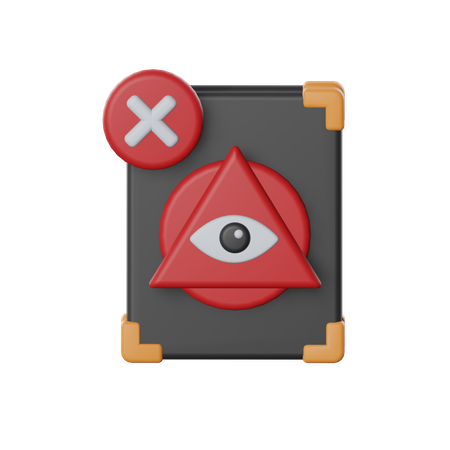 Conspiracy Theory  3D Icon