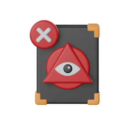 Conspiracy Theory  3D Icon