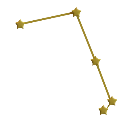 Étoiles de la constellation  3D Icon