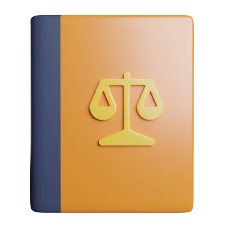 Constitution Book Learning 3D Icon