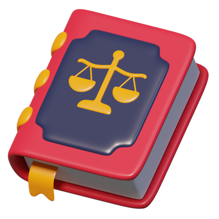 헌법 책  3D Icon