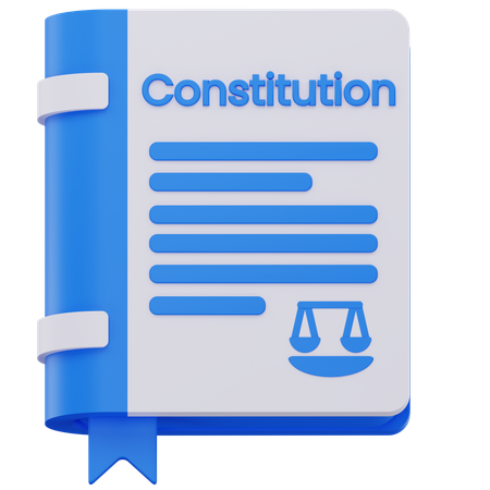 Constitution Book  3D Icon