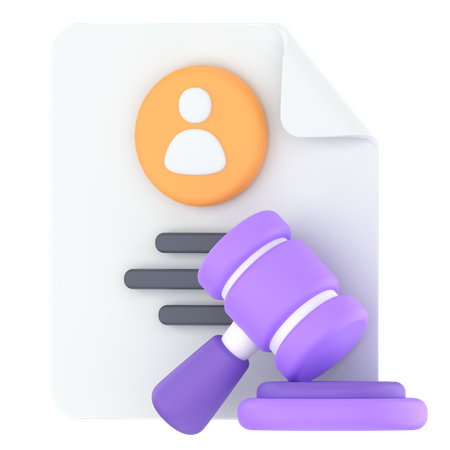 Constitutional right  3D Icon