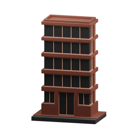 Construção de arranha-céu  3D Icon