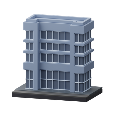Construção de arranha-céu  3D Icon