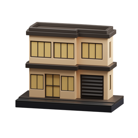 Construção de casas  3D Icon